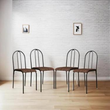 Imagem de Kit 4 Cadeiras de Cozinha Sala Jantar Varanda Sala de Estar Epoxi 544.