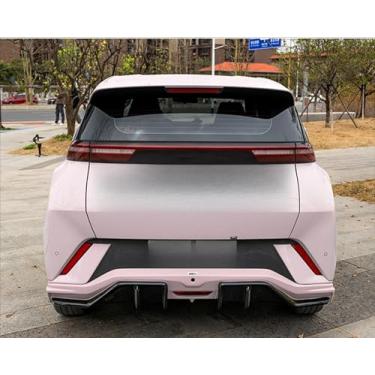 Imagem de Para Seagull 2023-2025 Acessórios Saia Lateral Spoiler de Lábios Carro Dianteiro Traseiro Para-choques Spoiler Difusor de Lábios Modificação Rosa (Spoiler Traseiro)