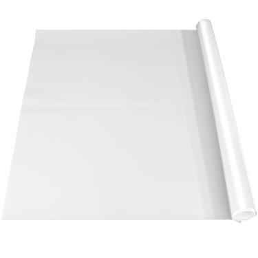 Imagem de VOKOY Tapete de silicone grande para artesanato, 122 x 61 cm, tapetes de silicone transparente extra grande para bancada de cozinha, tapete de pastelaria grande lavável resistente ao calor para