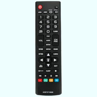 Imagem de AKB73715608 Controle remoto de substituição, adequado para LG Smart TV 32LN536B 39LN5300 50LN5100 42LN5400 47LN5400 42PN4500 50PN4500 55LN5400 55LN5LN55LN555 49E 32 LN520B 47LN541C 55LN541C