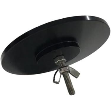 Imagem de Adaptador de ventosa, conector rápido a vácuo, aspirador de pó, copo universal antiderrapante para máquina Vac-U-Lock, acessório de dispositivo conector de ar (preto)