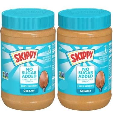 Imagem de Manteiga Pasta de Amendoim Peanut Butter Skippy Sem Açúcar 454g Americ