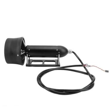 Imagem de Luocute Impermeabilização Underwater Thruster, Brushless Motor Underwater Thruster para Robôs Rc Pesca Isca Barcos Net Puxando Barcos Totalmente Selados CNC Processamento, Tampa De (CCW)