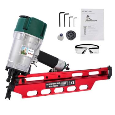 Imagem de BHTOP Mexican Style 9021NS Pregador emoldurado 21 graus 3-1/5.1 cm com pistola de pregos profissional de ajuste de profundidade, San Judas Tadeo