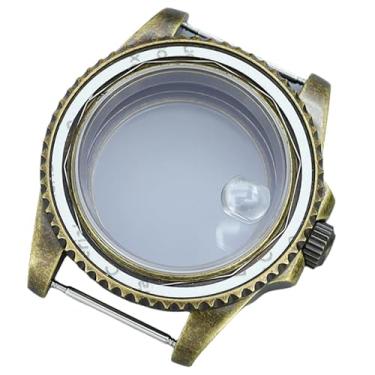 Imagem de FEIYASHI Caixa de relógio de 40 mm bronze 300 m à prova d'água aço inoxidável 316L para NH35 NH34 NH36 NH38 peças de relógio movimento, NH35 NH34//36/38 movimento + tampa inferior de vidro 1, Caixa de