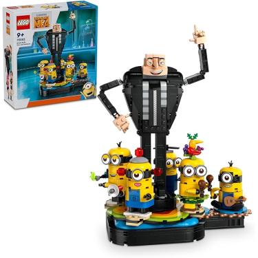 Imagem de Blocos De Montar - Gru e Minions  Constridos  em tijolos LEGO DO BRASIL