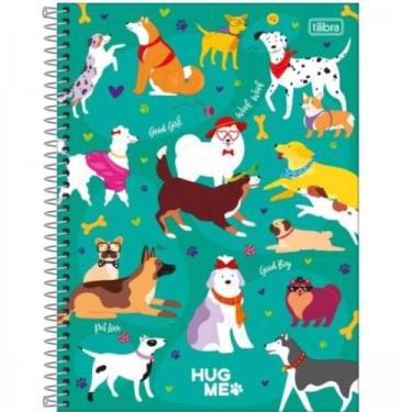 Imagem de Caderno Espiral Capa Dura Universitário Hug Me 80 Folhas TILIBRA