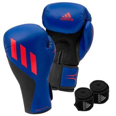 Imagem de Luva de Boxe adidas Speed TILT 150 e Bandagem 2,55m e Bucal Simples, A