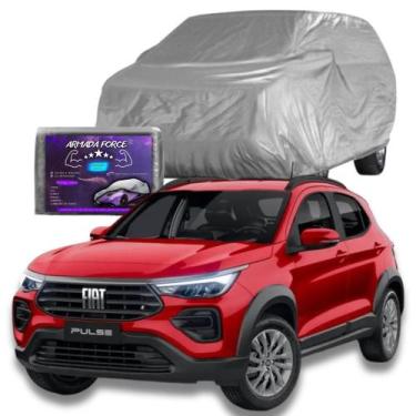 Imagem de Capa Para Cobrir Carro Fiat Pulse Impermeável Com Forro Central - Arma