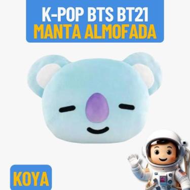 Imagem de Almofada Manta 2 em 1  BT21 BTS  Escolha Seu Personagem  Tata Koya Coo
