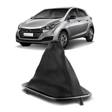 Imagem de Manopla Bola + Coifa Câmbio HB20 1.0 2012-2019 Lente Cinza