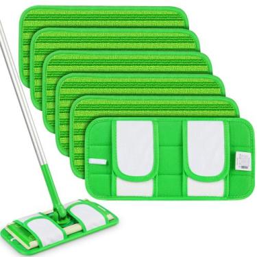 Imagem de Esfregões reutilizáveis de microfibra PAPCLEAN para Swiffer Sweeper - 