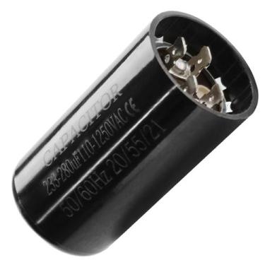Imagem de Capacitor de partida do motor Seentech 233-280uF 110-125VAC CD60