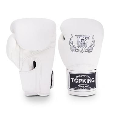 Imagem de TOP KING Boxing Luvas Top King Super Single Tone, Brancas, 14Oz.