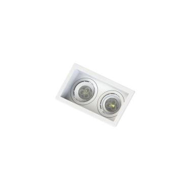 Imagem de Spot de Embutir Recuado Save Energy para 2 Lâmpadas MR11 GU10 Bivolt, 
