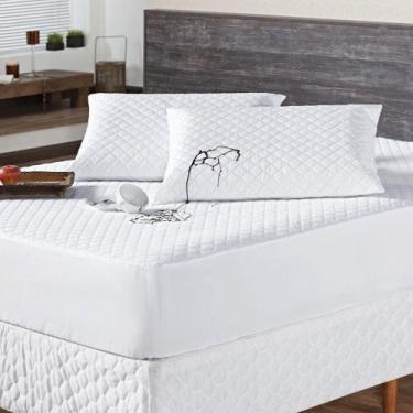 Imagem de Kit Protetor De Travesseiro Impermeável Branco - Anjos Enxovais