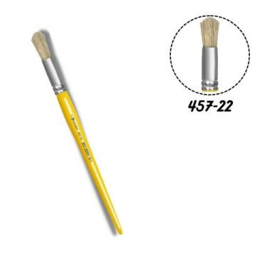 Imagem de Pincel Condor 457-22 Redondo Pelo Natural Cabo Longo