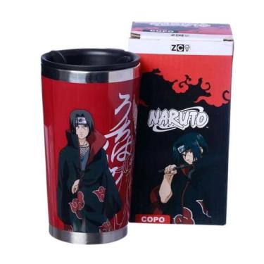 Imagem de Copo Térmico Viagem 400ml Tony Itachi Naruto - Zona Criativa