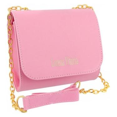 Imagem de Bolsa Pequena Feminina Alça Transversal - zbolsas, Rosa bebe