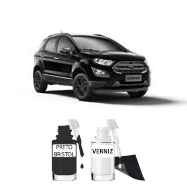 Imagem de Tinta Tira Risco Automotivo Cor Carro Ecosport Preto Bristol - Tmix