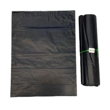 Imagem de Saco Plástico Preto Lacre de Segurança Correio 45cmx61cm 100 Unidades 