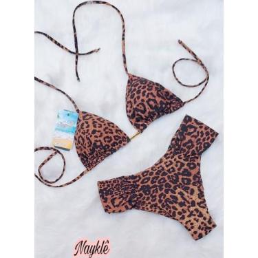 Imagem de Biquini Cortininha Com Calcinha Borboleta Empina Bumbum - Nayklê Moda 