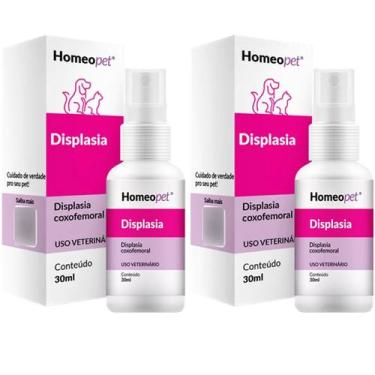 Imagem de 2 Displasia Trata Previne Displasia Coxofemoral Cães Gatos 30ml Homeop
