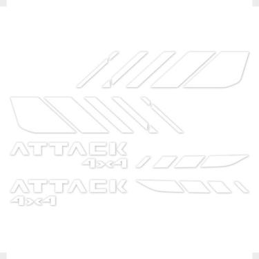 Imagem de Faixa Compatível Com Frontier Attack 4x4 2023 Adesivo  - SPORTINOX, Co