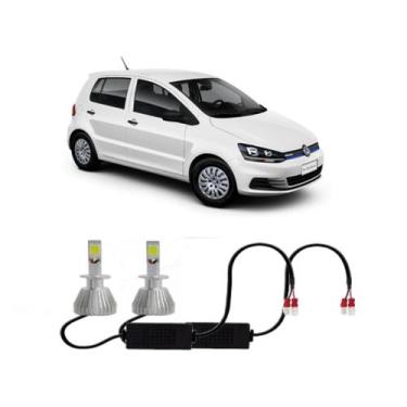 Imagem de Par Lampada Super Led H3 Fox 2003 até 2009 - Tiger Auto