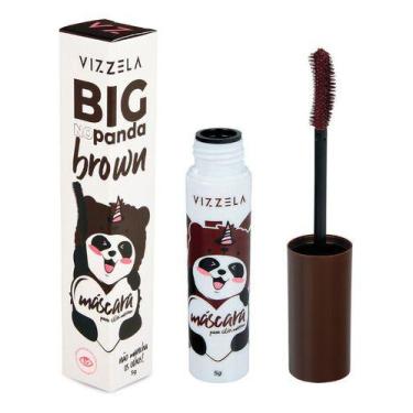 Imagem de Máscara De Cílios Big No Panda Brown Vizzela Cor Marrom