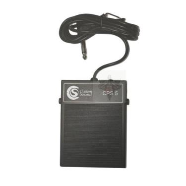 Imagem de Pedal Sustain Para Teclado Piano Digital Preto Custom Sound Cps-4