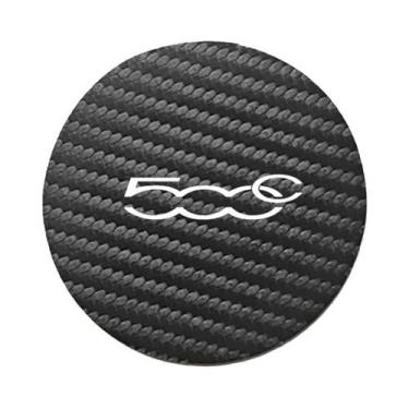 Imagem de Protetores De Porta-Copos Para Carro Fiat 500, 2 Peças, Almofadas Redo