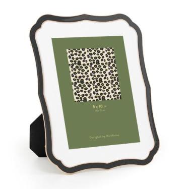 Imagem de Porta-retratos RICHFOCUS 8x10 cm esmaltado com vidro temperado HD