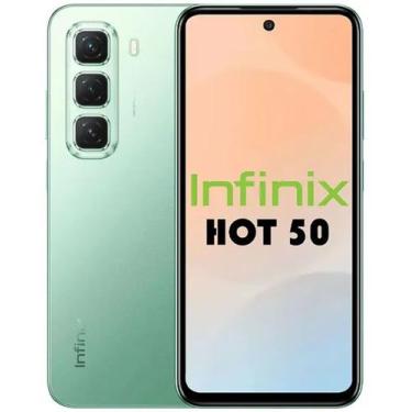 Imagem de Celular infinix hot 50 x6882 nfc dual sim de 256gb 8gb ram de 6.78 50m