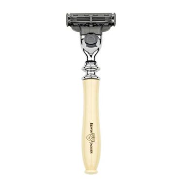 Imagem de Edwin Jagger Cabo Chatsworth para uma lâmina Gillette Mach 3 (imitação de marfim)