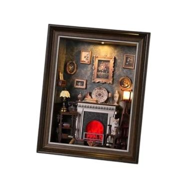 Imagem de YIJU Kit DIY para caixa de quarto, ideia criativa para sala, arte, presentes de aniversário, decoração de mesa, moldura de foto, enfeite, quebra-cabeça 3D