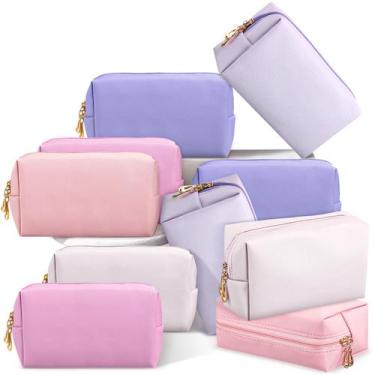 Imagem de Bolsas de maquiagem Kigeli, bolsas de cosméticos de couro PU, 15 unida