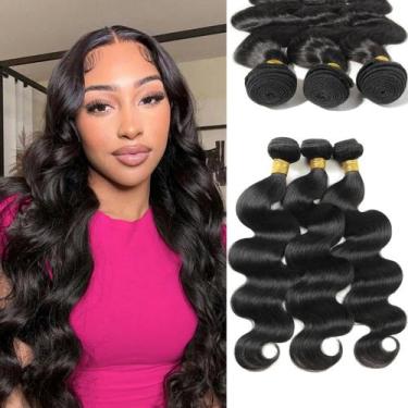 Imagem de Pacotes de cabelo Miminis 12A Body Wave 66cm 66cm 66cm Brazilian