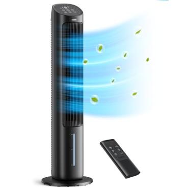 Imagem de Dreo Refrigerador de ar evaporativo, ventilador de resfriamento de 101,6 cm, atualização 2023 com oscilação de 80°, tanque de água removível, bolsas de gelo, controle remoto, 4 velocidades, temporizador de 7H, refrigerador pessoal do pântano para quarto, escritório doméstico