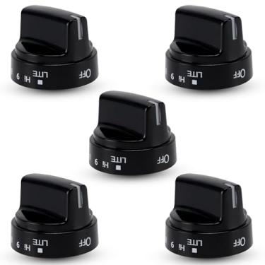 Imagem de Substituição de botão de fogão WB03X24759 atualizado para fogões a gás ge, botões de controle do fogão do queimador de forno peça de substituição # 4454960, AP6030811, PS11762250, EAP11762250, pacote