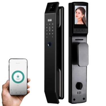 Imagem de Fechadura Digital Moderna Tuya A Prova D'água Wifi Senhas