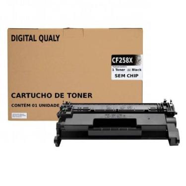 Imagem de Toner Compatível CF258x 58x para impressora M404DW M404 M428 sem chip 