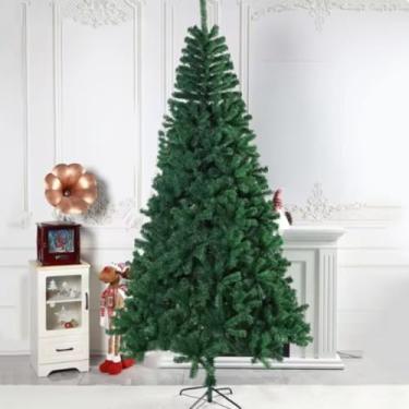 Imagem de Árvore De Natal Pinheiro Grande Luxo Cheia Premium 2.10m 450 Galhos Verde Tradicional