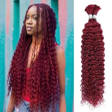 Imagem de Trançando o cabelo LOLLY HAIR Deep Wave 100g 50cm 12A Brazilian