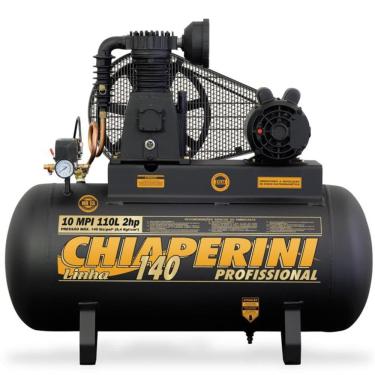 Imagem de Compressor 10MPI 110L Monofásico 2HP 2P - 765 - CHIAPERINI