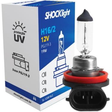 Imagem de Lâmpada Halógena Shocklight Standart H16/2 19 Watts 12v - SL-120016-2