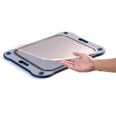 Imagem de Azmile Tábua de corte com painel flip – Superfície dupla face, substituível, codificada por cores para preparação de cozinha