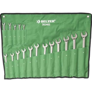 Imagem de Jogo de Chave Combinada 2000 de 6 a 22mm CRV Com 17 Peças - 302402B - BELZER