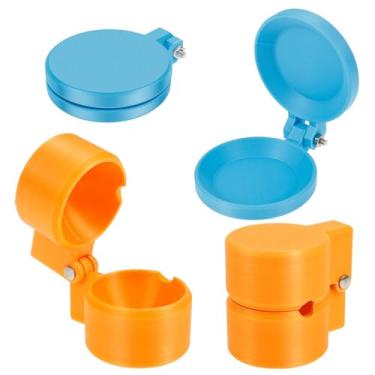 Imagem de UKQRRTC 3 peças de copos medidores de vidro, copos de café expresso de alto borossilicato com medidas, cabo de madeira, versátil para vários cenários para café, leite (estilo1)