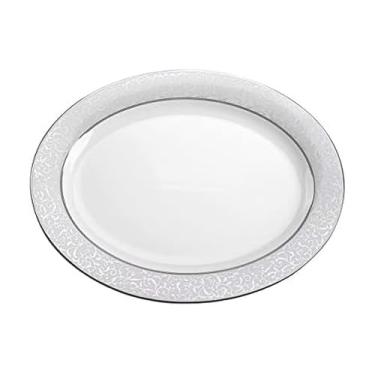 Imagem de Mikasa Bandeja oval de pergaminho, 35,5 cm, branca - L3438-314